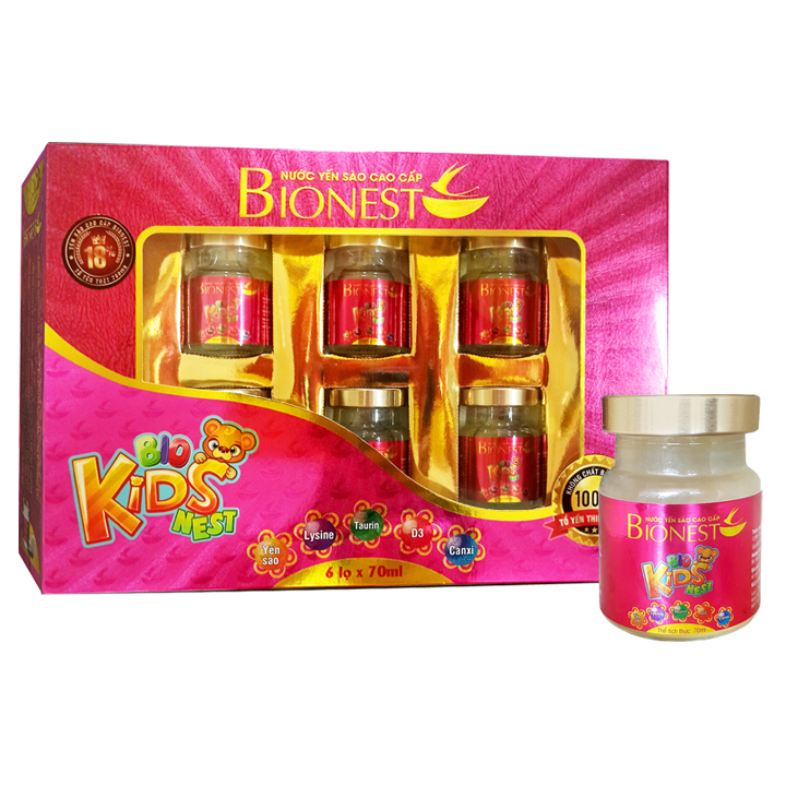 Yến sào Bionest Kids cao cấp - Quà tặng cho bé biếng ăn