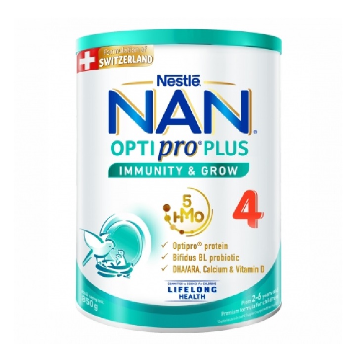 Sữa Nan Optipro Plus HMO số 4 850g