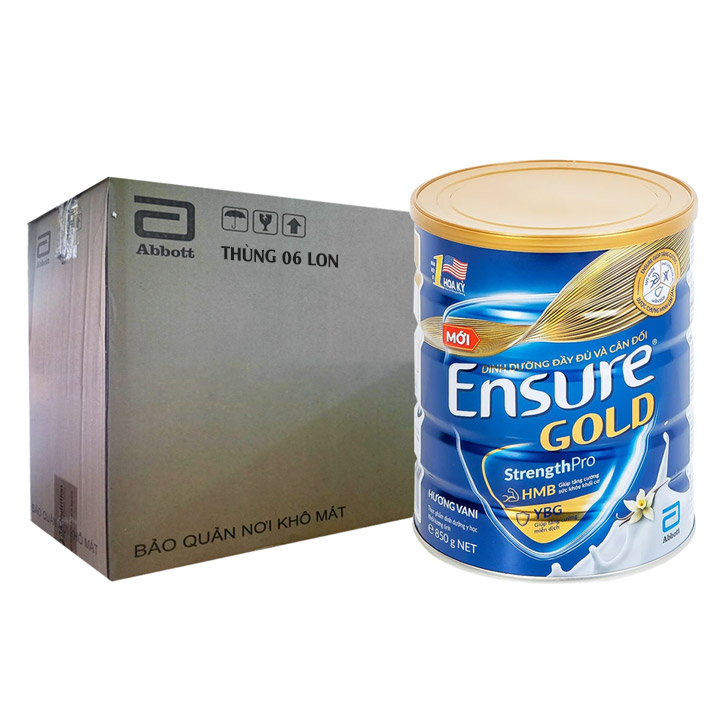 Thùng 6lon Sữa Ensure Gold 850g