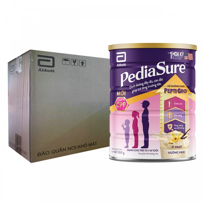 Thùng 6 lon Sữa Pediasure B/A 850g