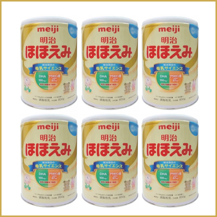 Thùng 6 lon Sữa Meiji số 0 820g