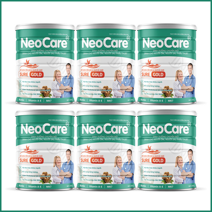 6 Lon Sữa NeoCare sure gold 900g