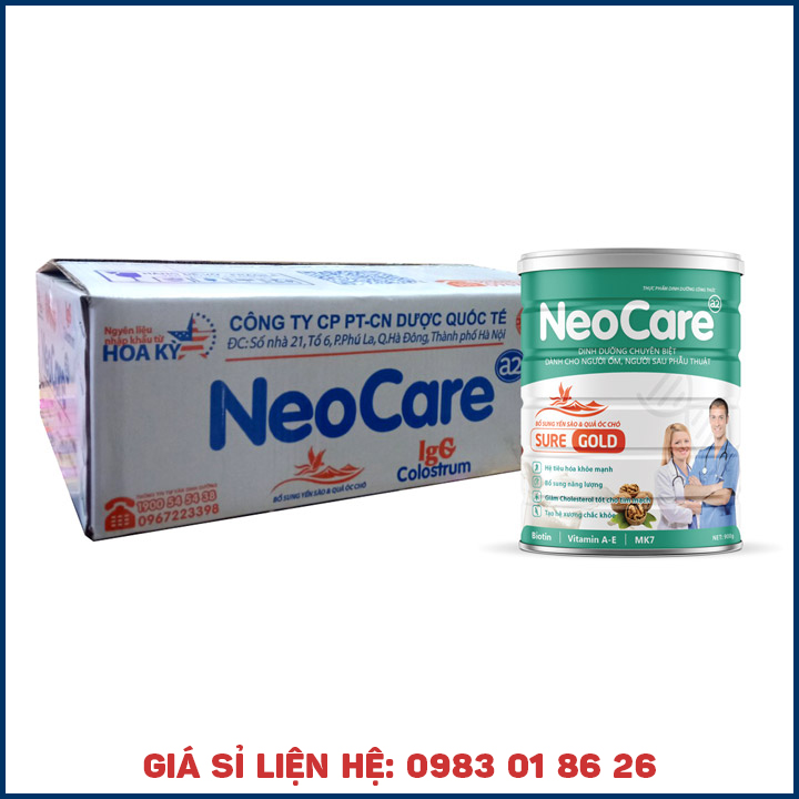 1 Thùng Sữa NeoCare sure gold 900g