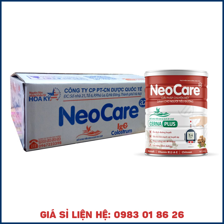 1 Thùng Sữa NeoCare cerna plus 900g