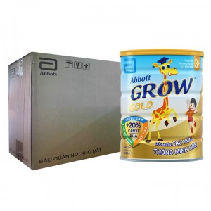 Thùng 6 lon Sữa bột  Grow Gold 3+  1.7kg