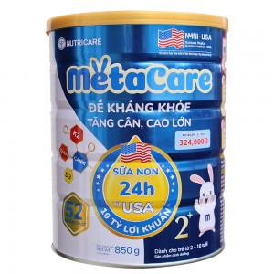 Sữa Meta Care 2+ 850g (2-10 tuổi)