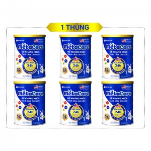 Thùng 6 lon Sữa Meta Care 1 850g (trẻ 1 – 2 tuổi)