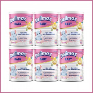 6 lon Sữa bột Delimax Baby 900g