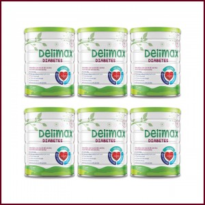 6 lon Sữa bột Delimax Diabetes 900g