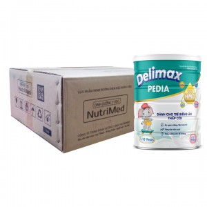 1 Thùng Sữa bột Delimax Pedia 900g