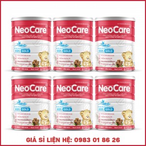 6 Lon Sữa NeoCare kids gold (0-12 tháng) 900g