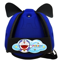 10 Mũ bảo vệ đầu cho bé BabyGuard (Xanh Bích) logo Doremon 01