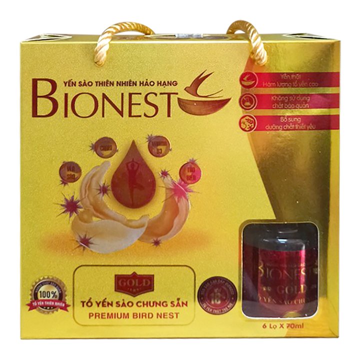 Yến sào Bionest Gold cao cấp - hộp tiết kiệm
