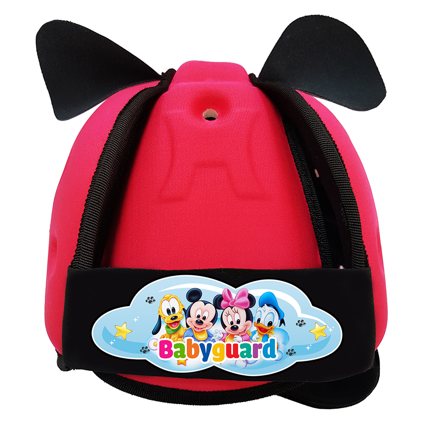 10 Nón bảo vệ đầu cho bé BabyGuard (Hồng) logo Mickey