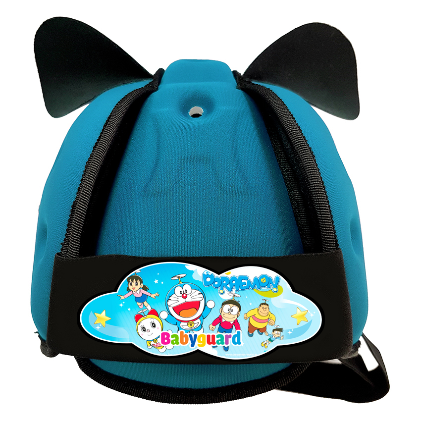 10 Mũ bảo vệ đầu cho bé BabyGuard (Xanh Ngọc) logo Doremon 03