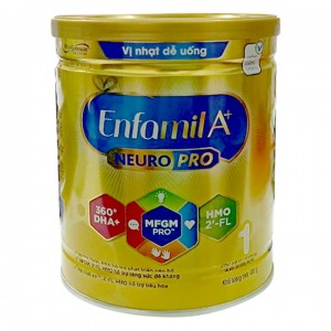 Sữa bột Enfamil A+ 1 400g vị nhạt dễ uống