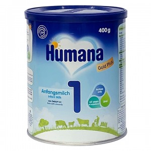 Sữa bột Humana Gold số 1 350g 0-6 tháng
