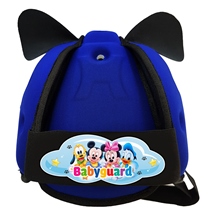 10 Mũ bảo vệ đầu cho bé BabyGuard (Xanh Bích) logo Mickey 